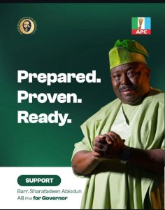 Ahead of 2027: BSA Diaspora Vanguard Backs Sarafadeen Alli for Oyo State Governor