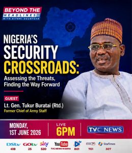 Assessing Nigeria’s Security Landscape: General Buratai Takes Centre Stage on TVC News