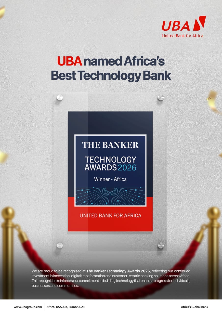 UBA Wins 2026 Banker Technology Award for AI Innovation, Launches Upgraded Mobile App