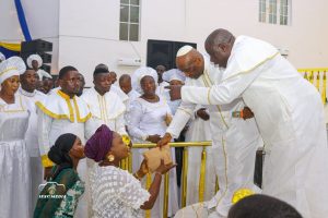 Primate Ayodele Gives Out Fully Furnished House, Seven Vehicles to Church Members