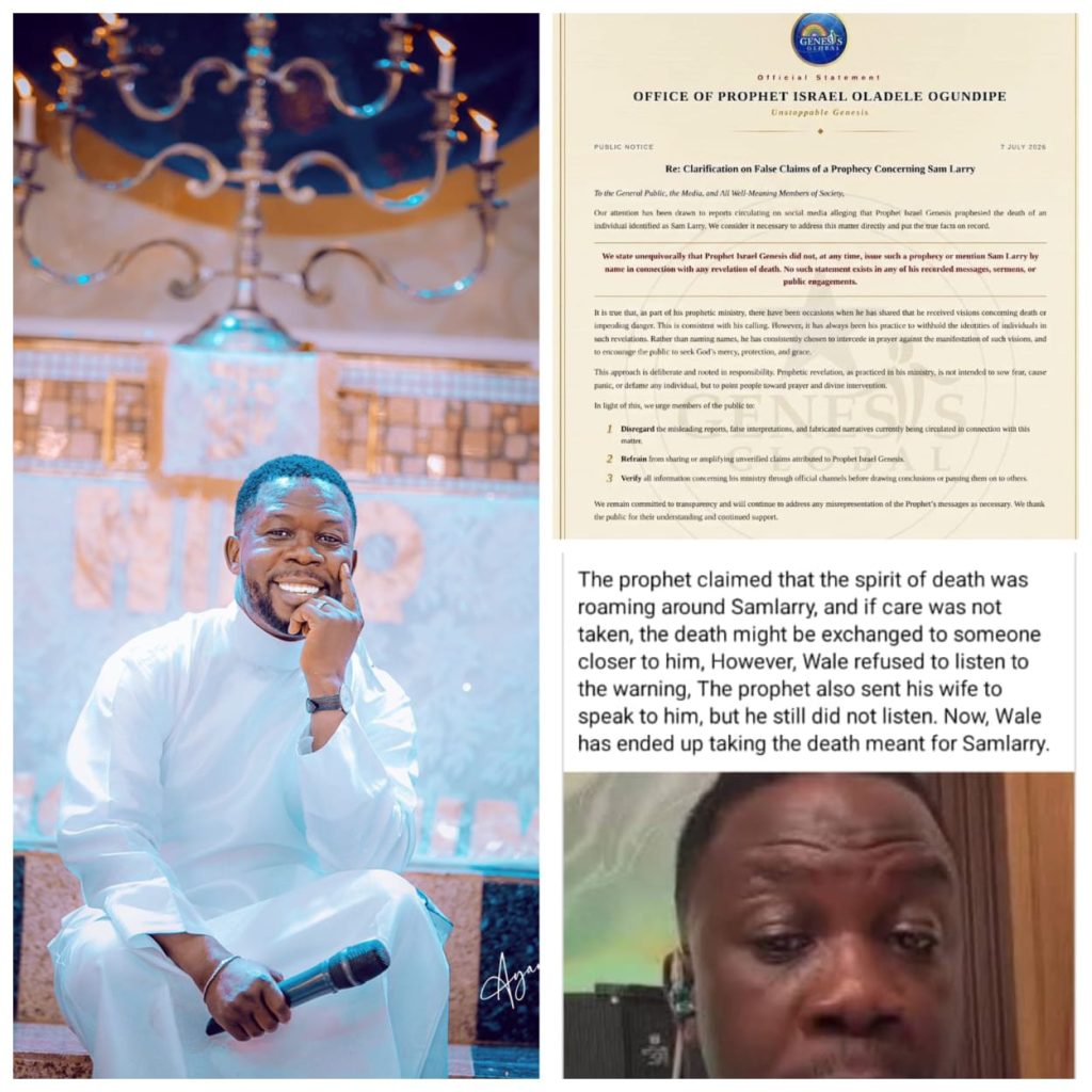Alleged Blackmail Attempt Against Prophet Genesis Uncovered