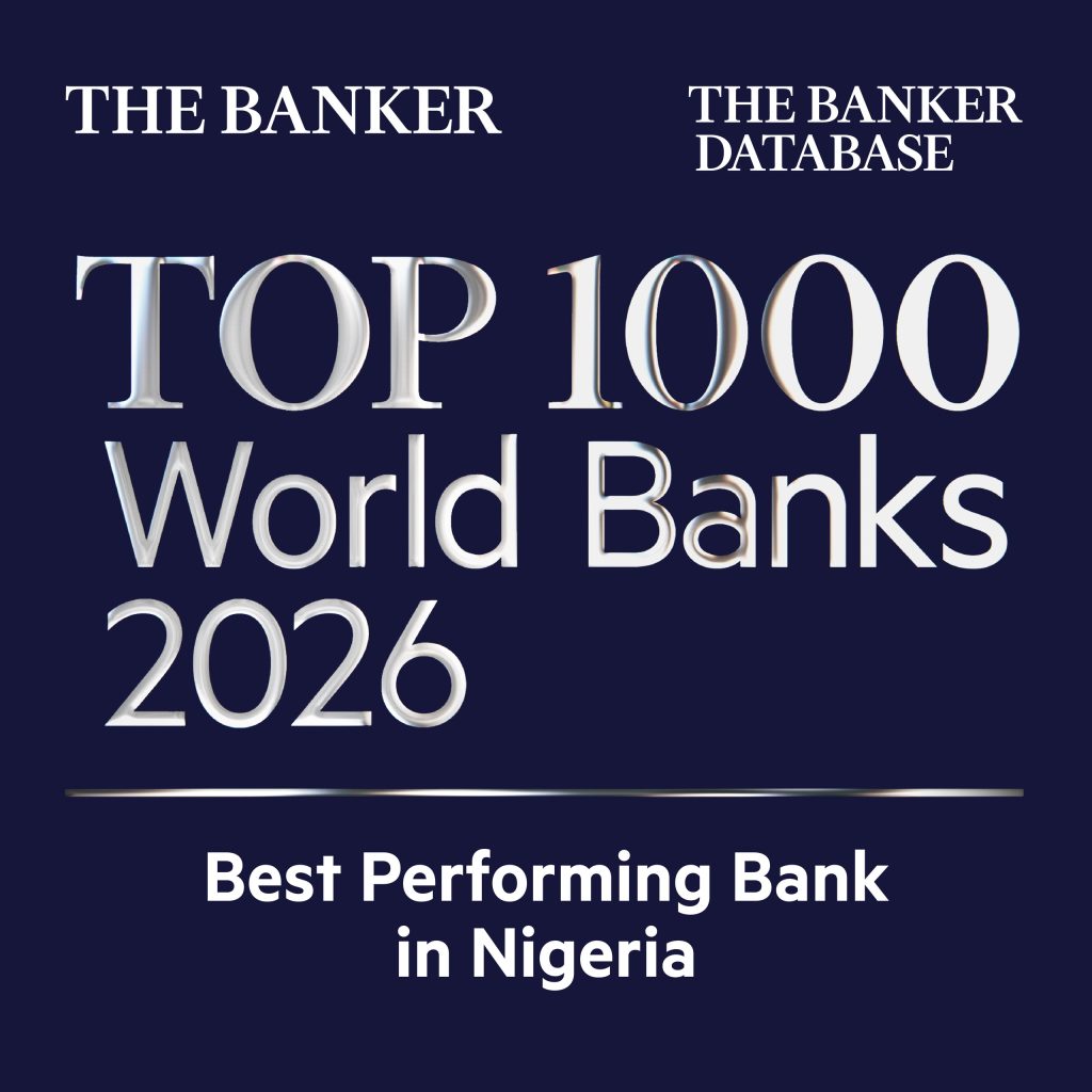 GTBANK NAMED BEST OVERALL PERFORMING BANK IN NIGERIA IN THE BANKER’S TOP 1000 WORLD BANKS RANKINGS 2026