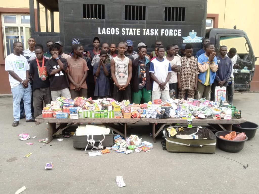 LAGOS TASKFORCE COMBS METROPOLIS, CLAMPS DOWN ON CRIMINAL ELEMENTS