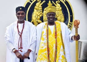 Olowu of Kuta Felicitates Olowu of Owu Abeokuta on Coronation Celebration