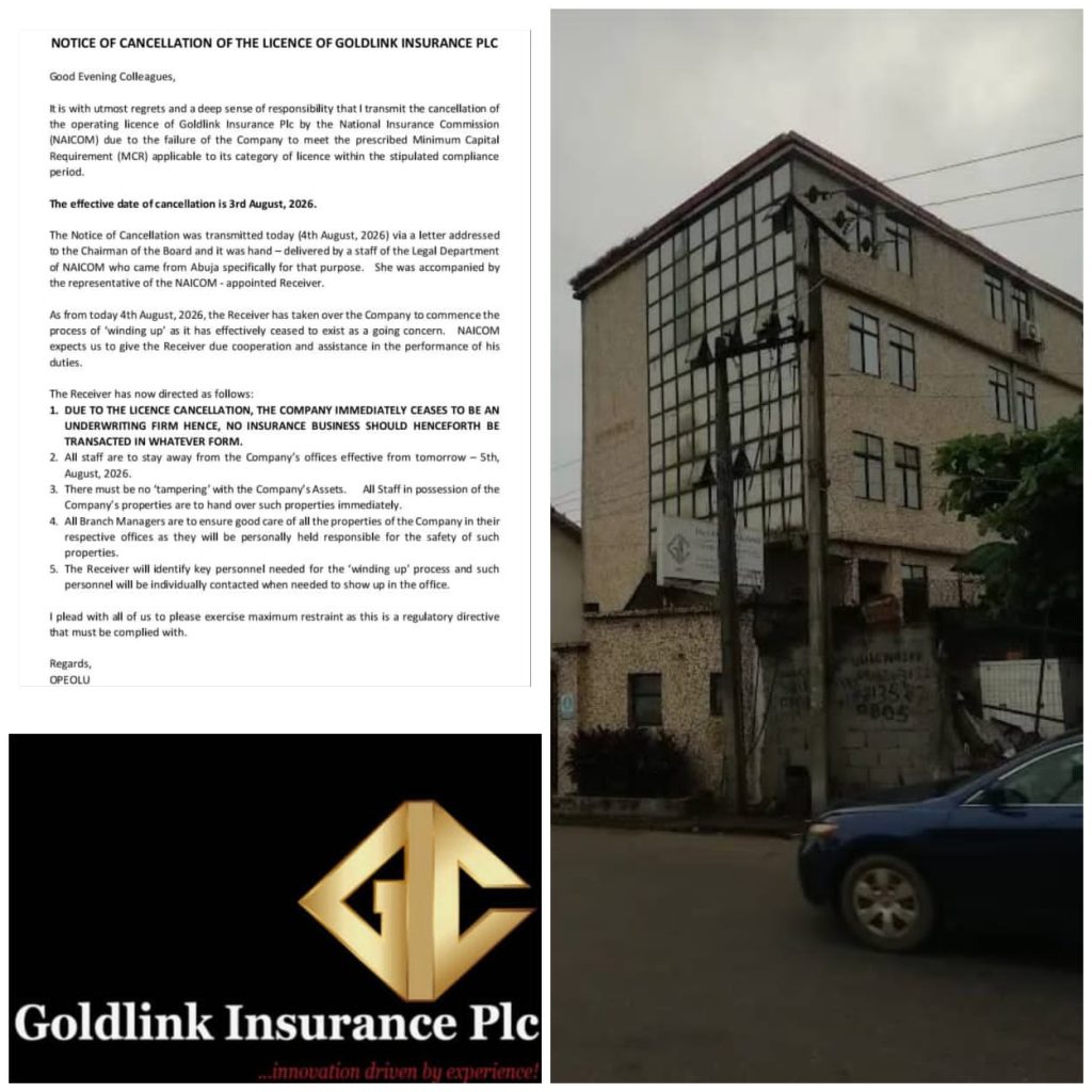 E-X-P-O-S-E-D: How Debt-Ridden GOLDLINK INSURANCE Finally Crashed As Regulators Strip Licence After Years Of Financial Chaos And Unpaid Salaries
