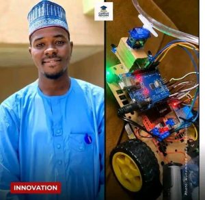 NAUB Student Develops Autonomous Firefighting Robot, Showcasing Buratai’s Legacy of Innovation