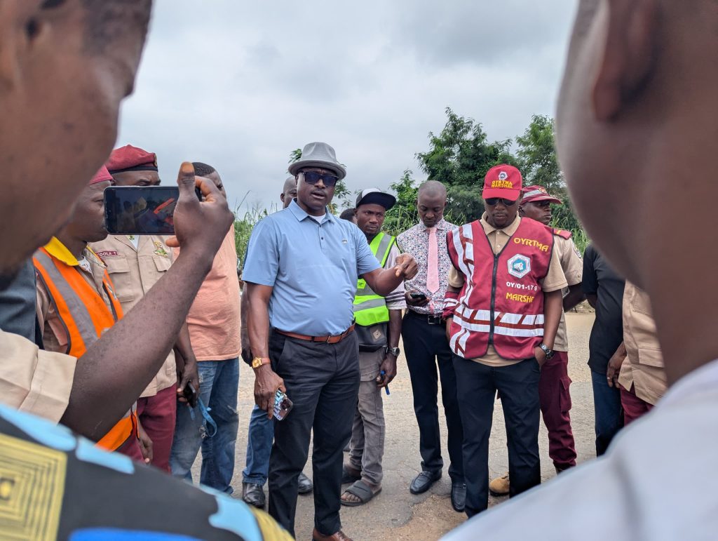 OYRTMA Moves to Save Lives, Replaces Stolen Manhole Covers with Concrete on Apata Road