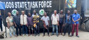 LAGOS TASKFORCE ARRESTS EIGHT OKADA OPERATORS FOR ASSAULT, CONSTITUTING NUISANCE ON HIGHWAYS