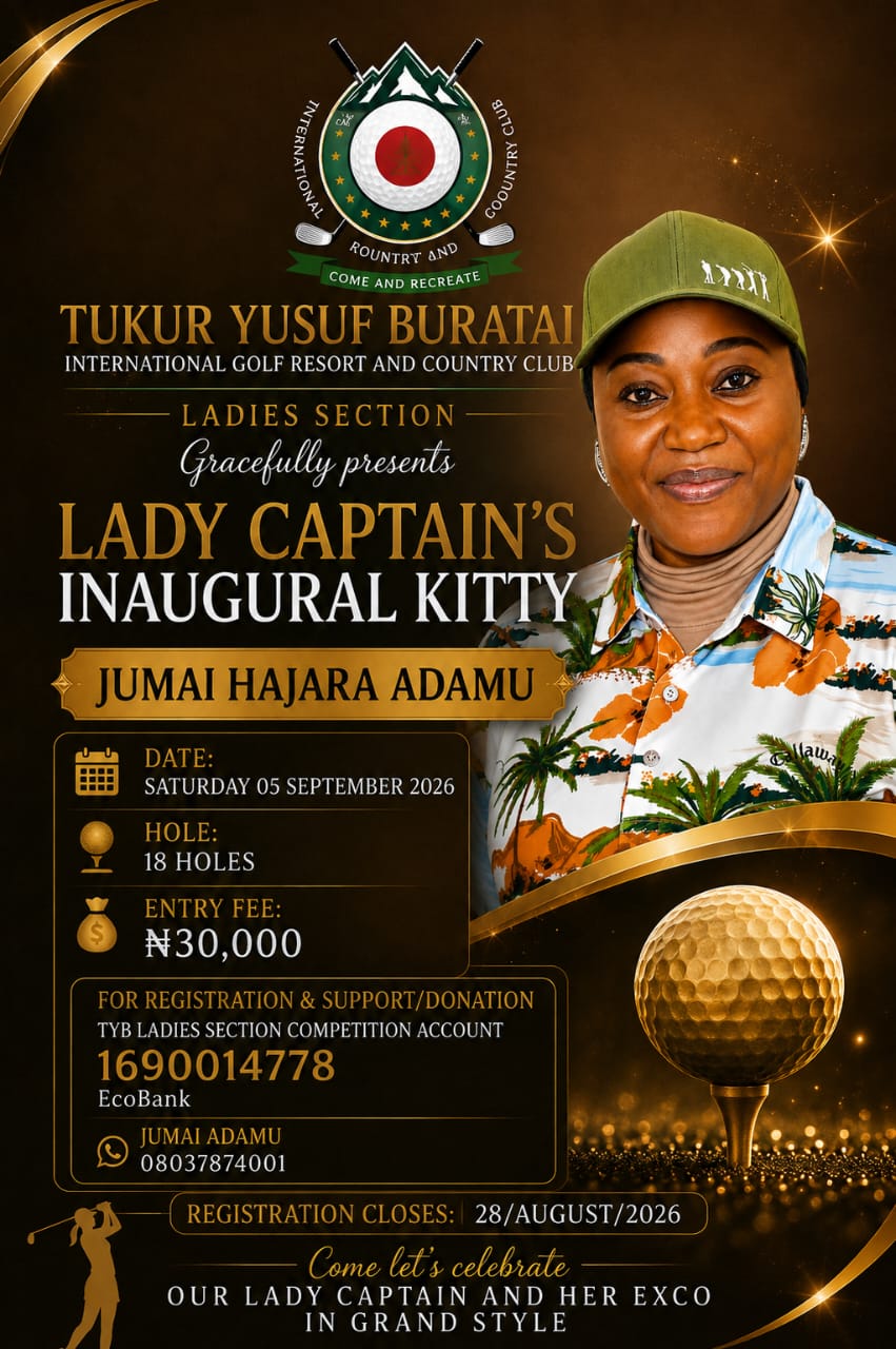 3rd Lady Captain Inaugural Golf Kitty: TYB-IGRCC Ladies Section Set to Make History