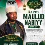 Hon Akorede Adebowale greets Nigeria on Maulud Nabiyy celebration Commiserate with Ogogo family
