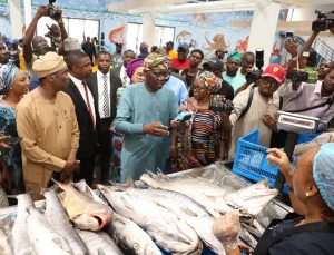 SANWO-OLU INAUGURATES MID-LEVEL AGRO-PRODUCE HUB IN AGEGE