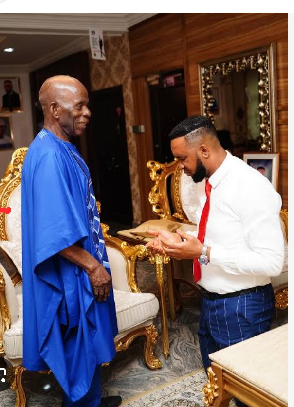 POPULAR LAGOS PROPHET DR. CHRIS OKAFOR MOURNS FATHER
