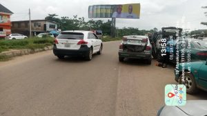OGUN GOVERNMENT DEMOLISHES ABAYOMI HUNYE CAMPAIGN BANNERS IN IJEBU-ODE, ABEOKUTA