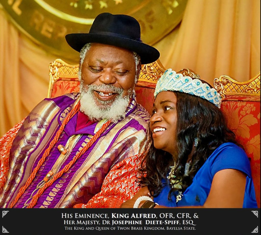 REIGNING WITH CHRIST IN MY KINGDOM BY HER MAJESTY, DR. JOSEPHINE DIETE-SPIFF ESQ, JP, QUEEN OF TWON BRASS KINGDOM, BAYELSA STATE, NIGERIA.