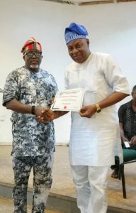 Historic Day at Iwe Iroyin:New Dawn for Ogun-West Independent Chapel as State Chairman Swears In  New Executives, Sunday Adeyemi is the Treasurer