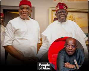 Kalu Hails Gov Otti’s Support For President Tinubu, Welcomes Collaboration At Any Level