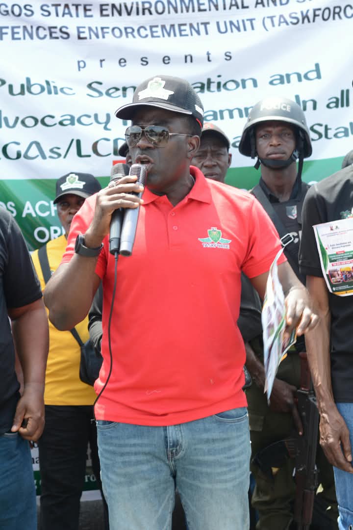 LAGOS TASK FORCE CONCLUDES STATEWIDE SENSITIZATION CAMPAIGN AGAINST TRAFFIC AND ENVIRONMENTAL VIOLATIONS ACROSS MAJOR ROADS IN LAGOS